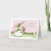 Meisjes in de Moederdag van zonnebonen Kaart (Voorkant)