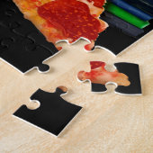 Meisjes in de nacht in de puzzel van een meisje legpuzzel (Zijkant)