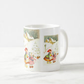 Meisjes in de sneeuw koffiemok (Voorkant rechts)