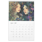 Meisjes in de tuin 2026 Kalender (Mar 2027)