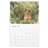 Meisjes in de tuin 2026 Kalender (Feb 2027)