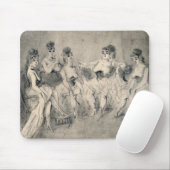 Meisjes in een Bordello Muismat (Met muis)
