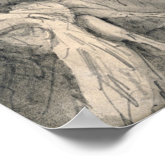 Meisjes in een Bordello Poster (Hoek)