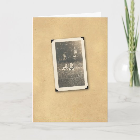 MEISJES IN GRAS 2 KAART (Voorkant)