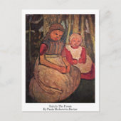 Meisjes in het bos van Paula Modersohn-Becker Briefkaart (Voorkant)