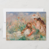 Meisjes in het gras | Pierre-Auguste Renoir (Voorkant)