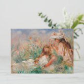 Meisjes in het gras | Pierre-Auguste Renoir (Staand voorkant)