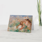 Meisjes in het gras | Pierre-Auguste Renoir Kaart (Voorkant)