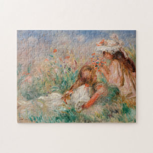 Meisjes in het gras   Pierre-Auguste Renoir Legpuzzel