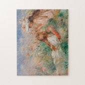 Meisjes in het gras | Pierre-Auguste Renoir Legpuzzel (Verticaal)