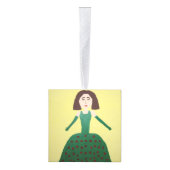 Meisjes in Jurken Cube Ornament (Rechts)