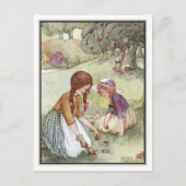  meisjes in Orchard door Anne Anderson Briefkaart (Voorkant)