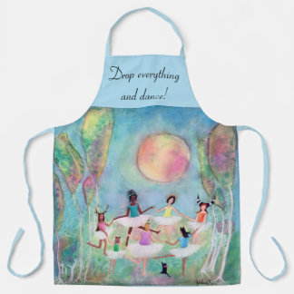Meisjes in Tutus Whimsical Art  Schort