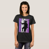 Meisjes Inspire Karate Coach Birthday Coaching Ins T-shirt (Voorkant volledig)