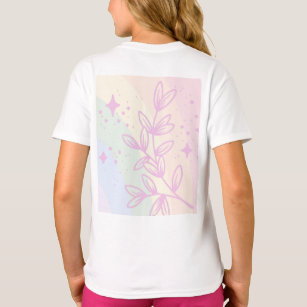 Meisjes Inspirerend Shirt, goede vibes ontwerp T-s T-shirt