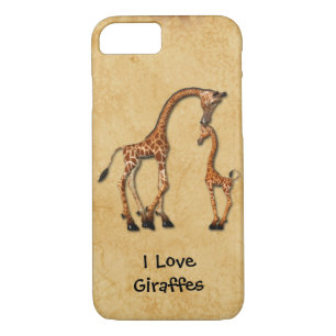 Meisjes iPhone 7 hoesje Baby Giraffes