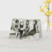 meisjes, jaren 20 kaart (Gele Bloem)