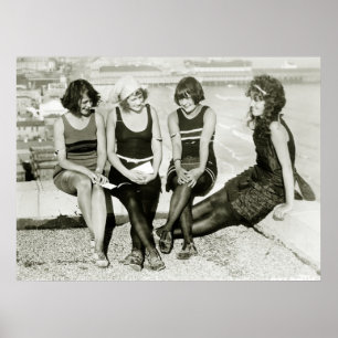  meisjes, jaren 20 poster