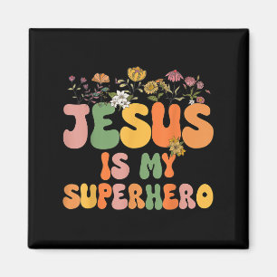 Meisjes Jezus Is Mijn Superheld Christelijke Zus G Magneet