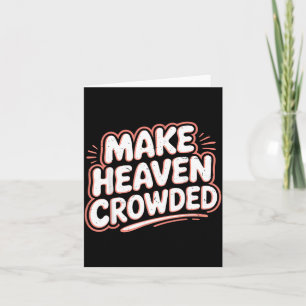 Meisjes Jezus maakt de hemel vol Christelijke Peut Kaart