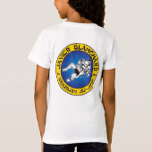 meisjes jiu jitsu mma bjj t-shirt (Achterkant)