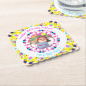 Meisjes Jongens Gelukkige Verjaardagsster Custom A Kartonnen Onderzetters (Gebogen)