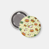 Meisjes Jongens Patch Art Magneet (Voorkant / Achterkant)