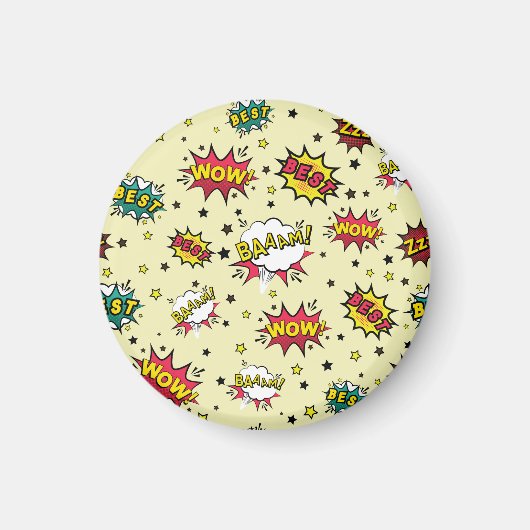 Meisjes Jongens Patch Art Magneet (Voorkant)