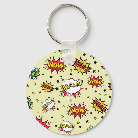 Meisjes Jongens Patch Art Sleutelhanger (Voorkant)