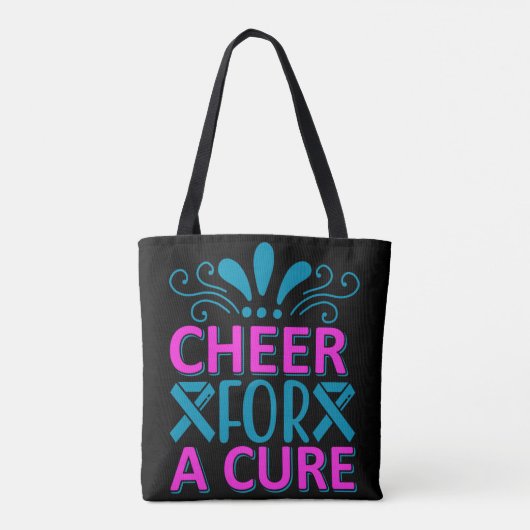 Meisjes juichen voor een genezing tote bag (Achterkant)