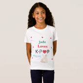 Meisjes K-pop T-shirt (Voorkant volledig)