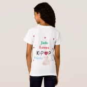 Meisjes K-pop T-shirt (Achterkant volledig)