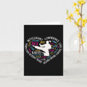 Meisjes Karate Hart Voor Tiener Vrouwen Liefde Mar Kaart (Gele Bloem)