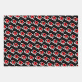 Meisjes Karate - Patriottisch Japan Japans thema Inpakpapier Vel (Voorkant 3)