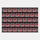 Meisjes Karate - Patriottisch Japan Japans thema Inpakpapier Vel (Voorkant)