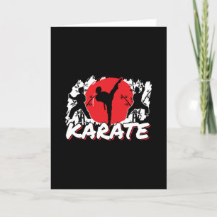 Meisjes Karate - Patriottisch Japan Japans thema Kaart