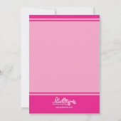 Meisjes Karate Thmed Birthday Party Kaart (Achterkant)