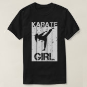 Meisjes Karate Uniformen Martial Arts T-shirt (Design voorkant)