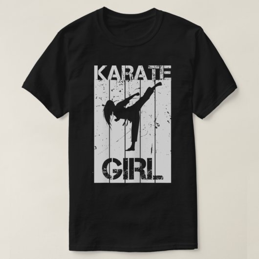 Meisjes Karate Uniformen Martial Arts T-shirt (Design voorkant)