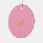 meisjes keramisch ornament (Rechts)