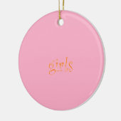 meisjes keramisch ornament (Links)