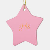 meisjes keramisch ornament (Links)