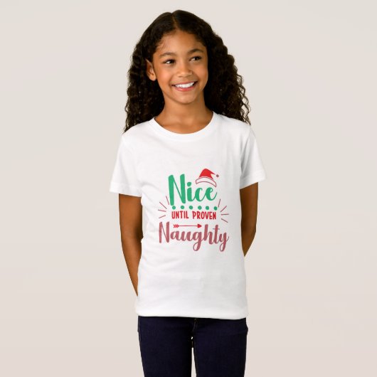 Meisjes Kerst Shirt (Voorkant volledig)