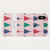 Meisjes kerstboomfeestelijke telefoontas Case-Mate iPhone case (Achterkant (horizontaal))