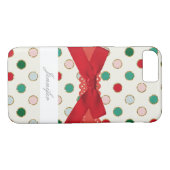 Meisjes kerstfeestelijke telefoontas Case-Mate iPhone case (Achterkant (Horizontaal))