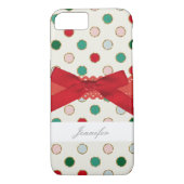 Meisjes kerstfeestelijke telefoontas Case-Mate iPhone case (Achterkant)