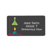 Meisjes keurige etiketten met wetenschappelijke na (Voorkant)