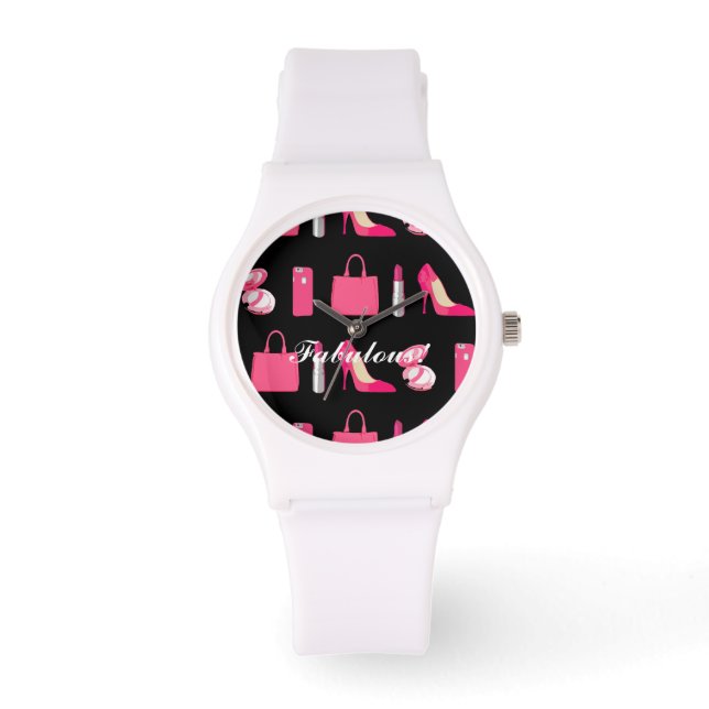 Meisjes kijken horloge (Voorkant)
