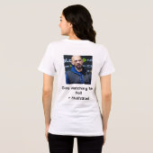 Meisjes kijken naar Tate vallen: Gemotiveerd Tri-Blend Shirt (Achterkant volledig)