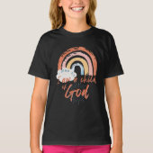 Meisjes Kind van God Rainbow t-shirt (Voorkant)